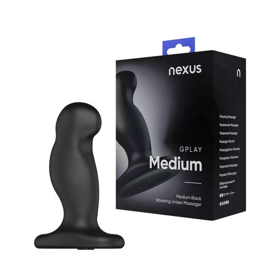 Вібромасажер простати Nexus G-Play Plus M Black, макс. діаметр 3 см, перезаряджуваний | Зображення 8