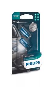 Показні лампа розжарювання Philips 12961XVPB2 W5W 12 V W2.1X9.5d X-tremeVision Pro150 + 150% 2 шт./блістер