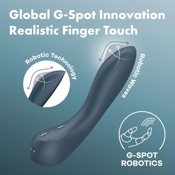 Стимулятор точки G Satisfyer G-Spot Wave 4, ефект пестощів пальчиком, 12 режимів | Зображення 5