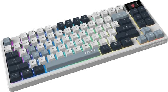Клавиатура механическая MSI FORGE GK600 TKL W SKY UA 104key S11-43UAP01-HH9 | Зображення 2