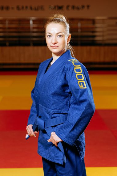 Синє кімоно для дівчат/жінок, дзюдо, TM BUDOGI серія PRO, зріст 150 см, щільність 650 гр/м.кв. | Зображення 2