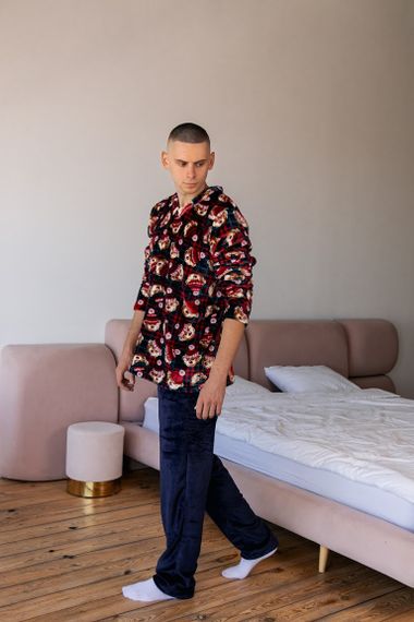 Піжама чоловіча "Family look" Носи своє 46 Синій (p-12653-141734) | Зображення 6