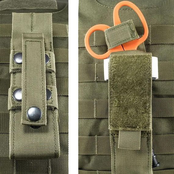Подсумок для турникета на системе Molle (15х4см), Олива / Крепление под турникет на рюкзак | Зображення 1
