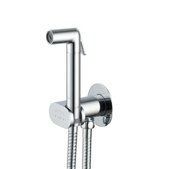 Набір для гігієнічного душу Qtap Inspai-Varius округлий прогресивний картридж QTINSVARCRMV00440601 Chrome | Зображення 2