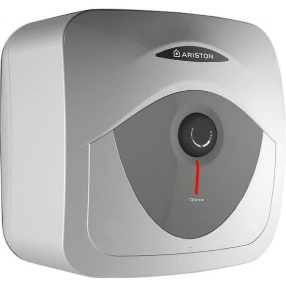 Водонагрівач Ariston ANDRIS RS 15/3 1200 Вт "мокрий" ТЕН, 15 л, квадратний, вертикальний, над мийкою, білий (3100633) | Зображення 1