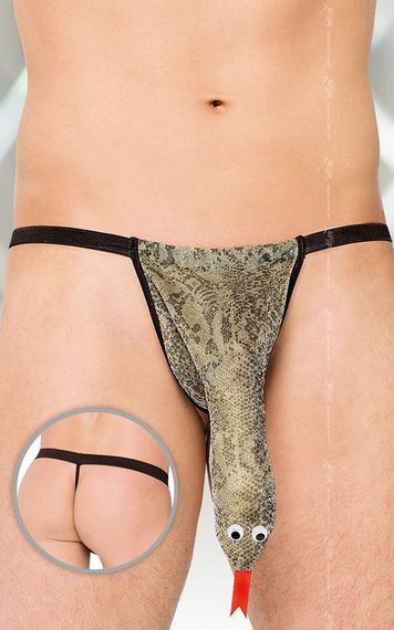 Чоловічі стрінги - Thong 4440, silver - S-L