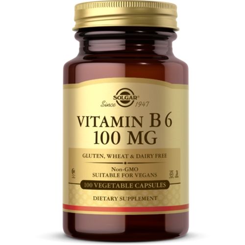 Пірідоксин Solgar Vitamin B6 100 mg 100 Veg Caps