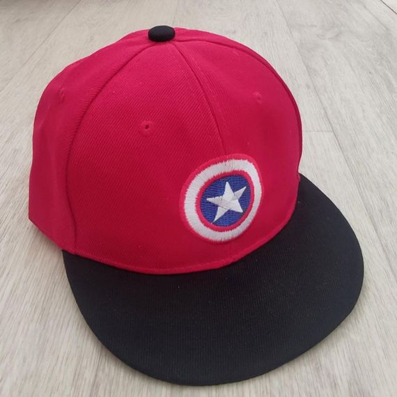 Кепка дитяча снепбек (Snapback) Капітан Америка Камуфляж з чорним 50-54р (2221) | Зображення 5