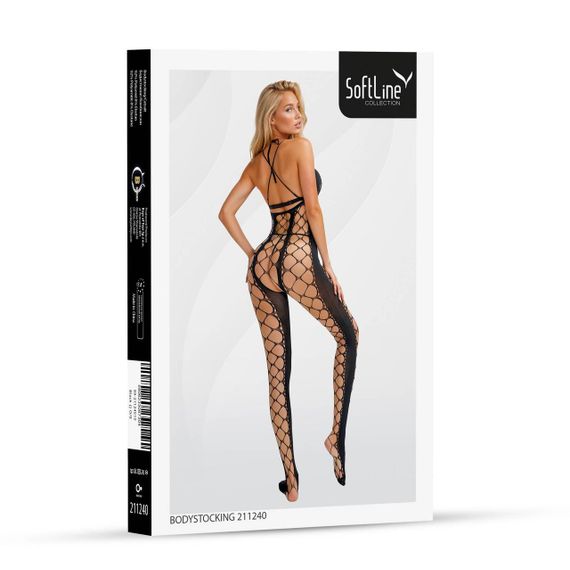 Бодістокінг - Bodystocking 211240, black - One Size Sex Aura | Зображення 3