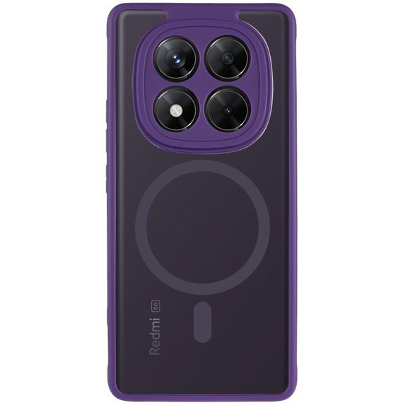 Чохол TPU Bloom with MagSafe для Xiaomi Redmi Note 15 Pro 4G Purple | Зображення 1