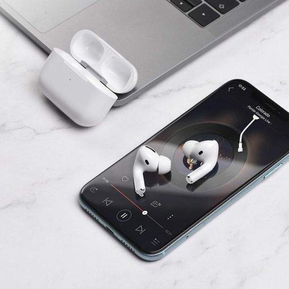 Беспроводные наушники HOCO EW05 Plus Active noise cancelling true wireless BT headset White | Зображення 3