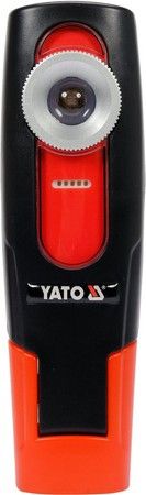 Лихтар переносний диодний YATO; живл. вид Li-Ion акумулят. 3,7 V 2600 mAH, 5 Вт, 390-405 nm YT-08500 | Зображення 2
