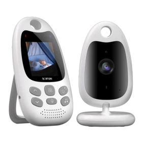 Відеоняня BOIFUN Baby Monitor VB610, біла, портативна