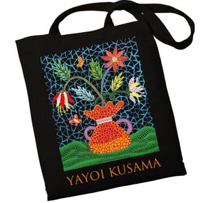 Екошопер Букопт BK4084 YAYOI KUSAMA Квіти, чорний