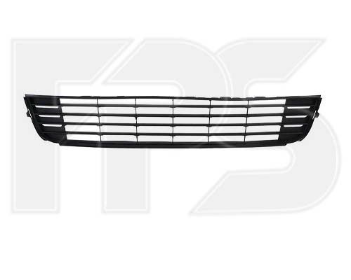 Решетка в бампере средняя черная (тип Touran) VW Caddy II '11-15 (FPS)