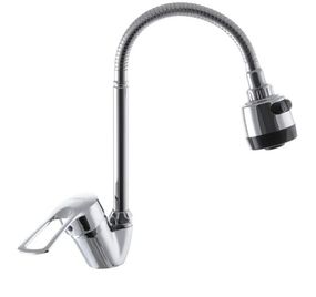 Змішувач для кухні G-Ferro Hansberg 777 з рефлекторним виливом (GF1006)