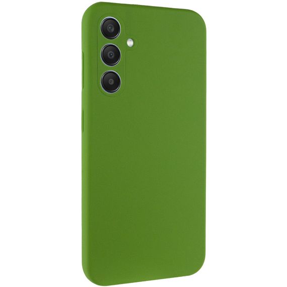 Чехол TPU GETMAN Liquid Silk Full Camera для Samsung Galaxy S26 / S26 Pro Зеленый / Dark green