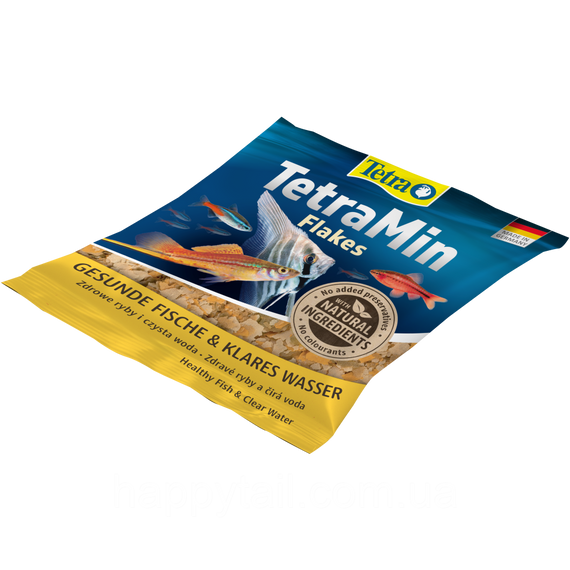 Корм TetraMin Flakes 12 г — Універсальні пластівці для всіх видів тропічних риб | Зображення 3