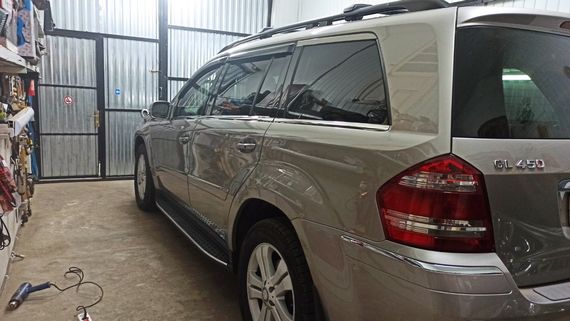 Нижняя окантовка окон (6 шт, нерж) для Mercedes GL сlass X164 | Зображення 9