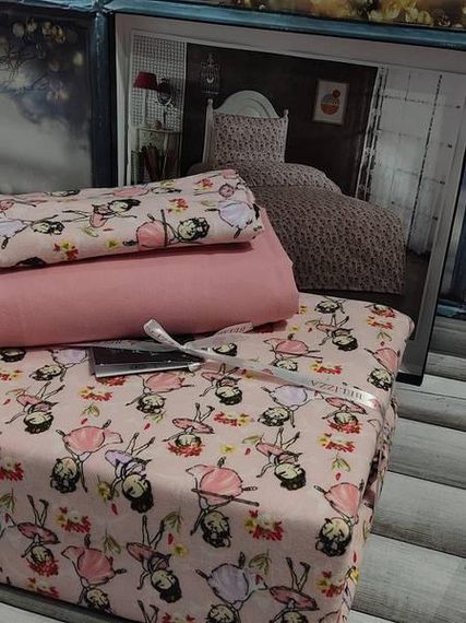 Постельное белье Belizza Elena Фланель Хлопок Полуторный размер