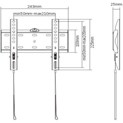 Кронштейн Gembird WM-42F-01 | Зображення 1