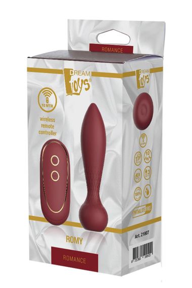 Анальний вібратор з дистанційним управлінням Dream Toys ROMANCE ROMY | Зображення 3