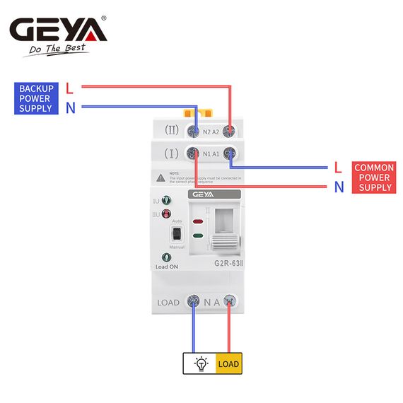 Автоматичний перемикач напруги АВР Geya G2R-63 | Зображення 1