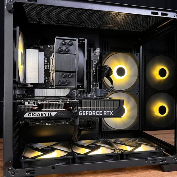 Збірка на замовлення: ігровий ПК AeroCool Dryft Mini Tower / AMD Ryzen 5 7500F (6 (12) ядер по 3.7 - 5.0 GHz) /  32 GB DDR5 / 1000 GB SSD M.2 / nVidia GeForce RTX 5070, 12 GB GDDR7, 192-bit / 850W | Зображення 5
