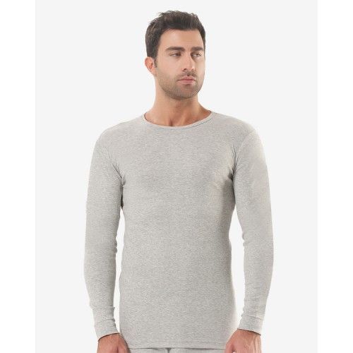 Чоловічий лонгслів світло-сірий. 1018-А XL