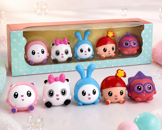 Набор фигурок Малышарики / Набор игрушек для детей / Игровой набор фигурок 5шт | Зображення 3