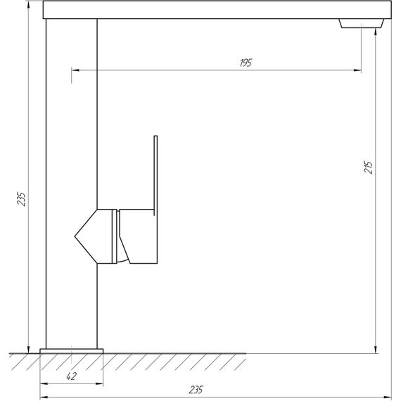 Змішувач для кухні TOPAZ SARDINIA TS 8822-H18 | Зображення 3