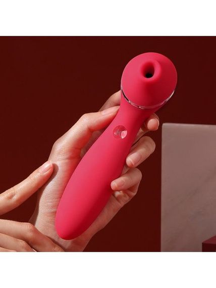 Вакуумный вибратор KISTOY Polly Plus Red | Зображення 4