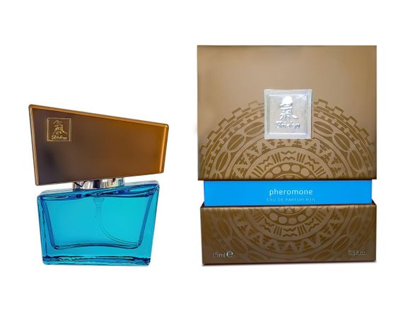 Духи з феромонами чоловічі SHIATSU Pheromone Fragrance men lightblue 15 ml | Зображення 2