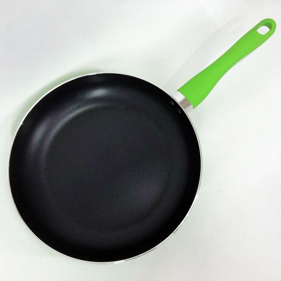 Сковорода 28 см Con Brio СВ-2814, сковорода для жарки, качественная сковорода. Цвет: зеленый | Зображення 9
