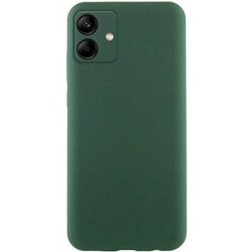 Чохол TPU GETMAN Liquid Silk Full Camera для Samsung Galaxy A06 Зелений / Dark green