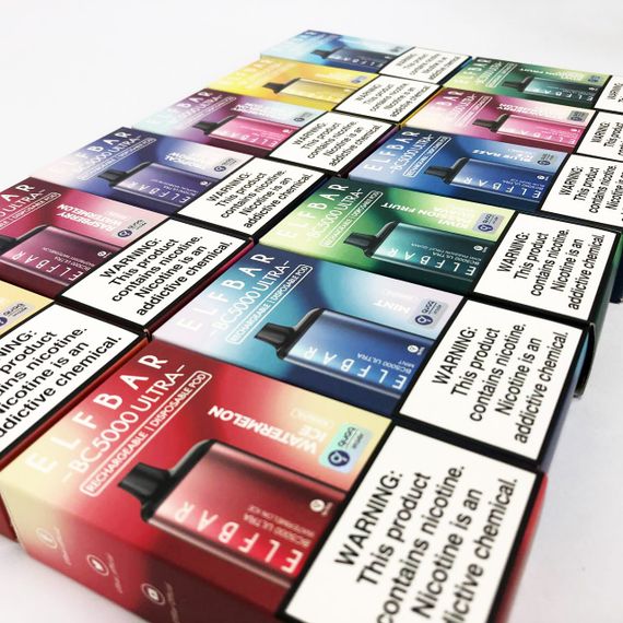 Elf Bar BC5000 Ultra. Ківі Драконів фрукт Ягода (Kiwi Dragon Fruit Berry) | Зображення 4