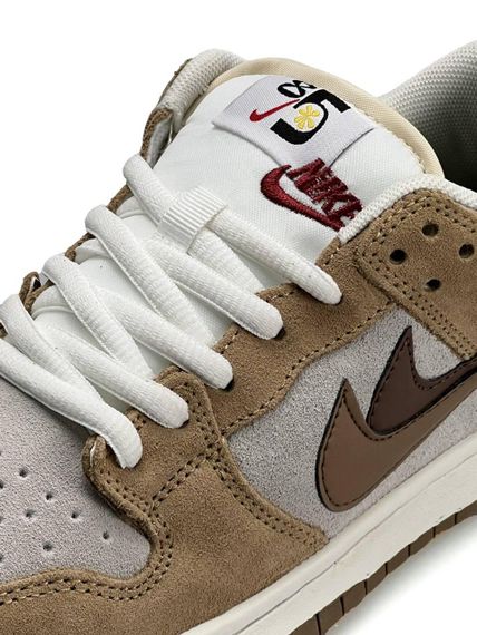 Кросівки SB Dunk Low SE “85 Double Swoosh Brown Grey , В'єтнам 38 24 см | Зображення 6