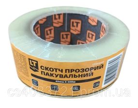 Скотч прозорий пакувальний, Premium, 45 мм*100