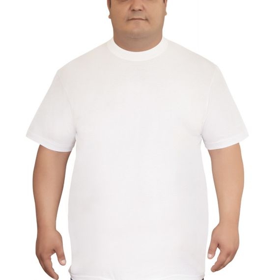 Чоловіча футболка Oztas A-1038 супер батал Чорний