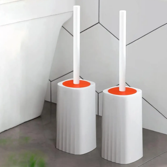 Туалетный ершик Toilet brush с изогнутой щеткой для труднодоступных мест · Чистящая щетка для унитаза | Зображення 2