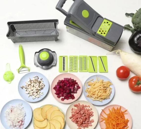 Многофункциональная овощерезка Safe slice mandoline 16 в 1 | Зображення 3