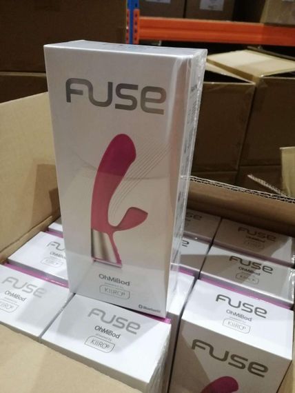 Інтерактивний вібратор-кролик Ohmibod Fuse for Kiiroo Pink (м'ята упаковка) Sex Aura | Зображення 1