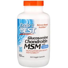 Препарат для суглобів та зв'зок Doctor's Best Glucosamine Chondroitin MSM with OptiMSM 360 Caps DRB-00364