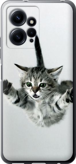 Чехол на Xiaomi Redmi Note 12 4G Летящий котёнок "2322u-3021-17620"