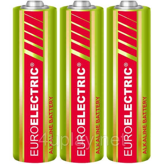 Батарейки лужні Euroelectric AAA 3 шт.