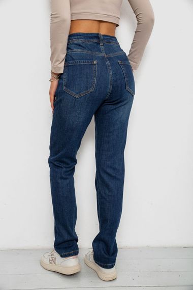 Джинсы женские на флисе, цвет синий, 244RVE981 | Зображення 3