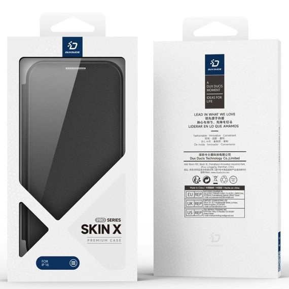 Чохол-книжка Dux Ducis Skin X Pro with MagSafe для Apple iPhone 17 (6.3") Black | Зображення 7
