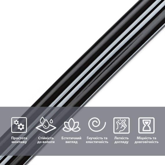 Молдинг 5000х30х9,5 мм Чёрный SW-00002676 | Зображення 3
