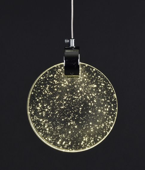 Люстра світлодіодна підвісна LED світильник для квартири на стелю лед 27632 Хром 35-180х10х15 см. | Зображення 5