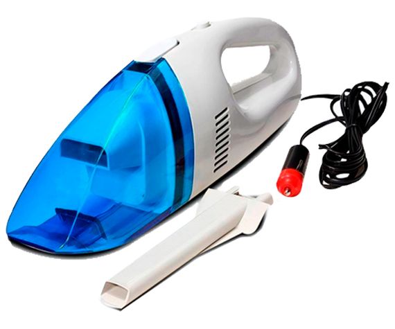 Автомобильный пылесос с зарядкой от прикуривателя Vacuum Cleaner DC 12V бело-синий 60W (lp-89801_104) | Зображення 6